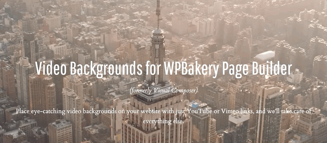 video parallax backgrounds plugin for how to add fullscreen video background in WordPress