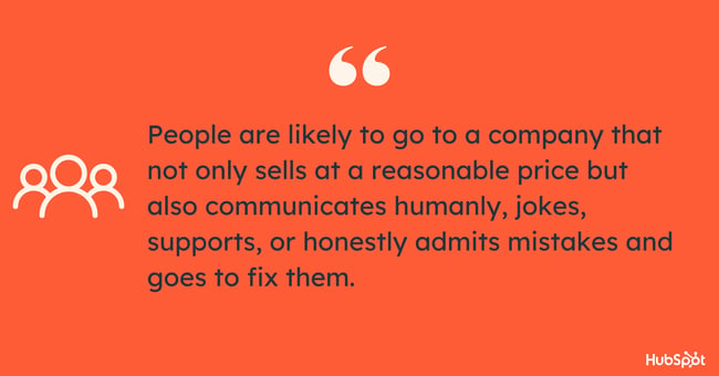 quote on importance of community management for brand building