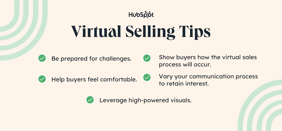 virtual selling tips