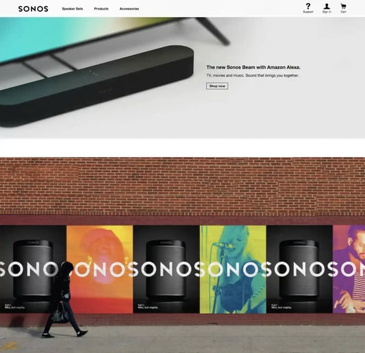 sonos visual identity example