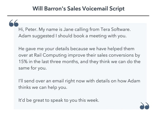  sales voicemail template 4