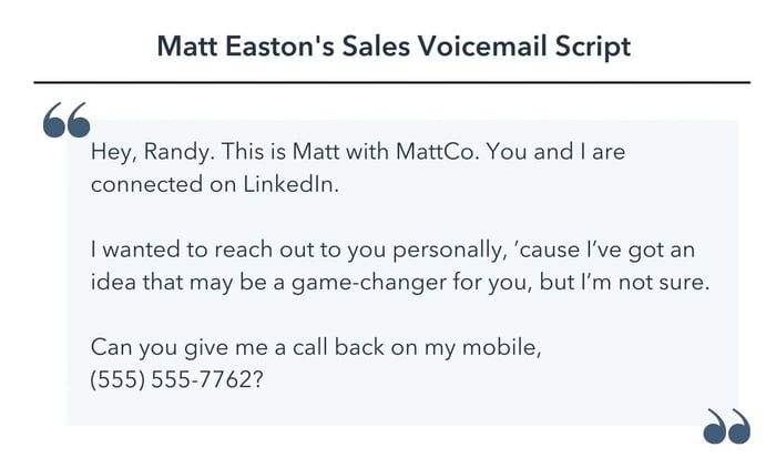 sales voicemail template 2