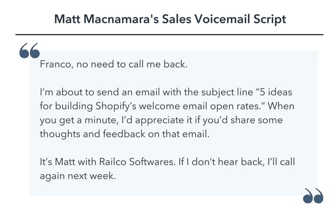  sales voicemail template 5