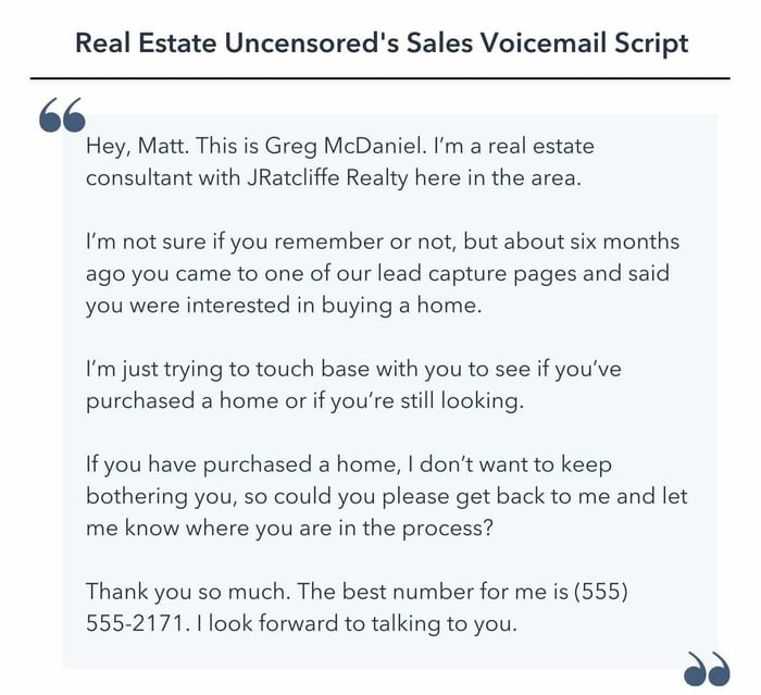 sales voicemail template 7