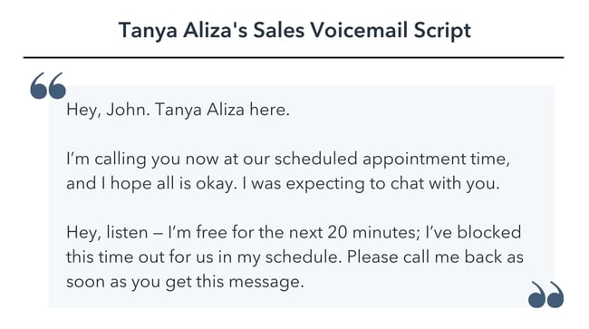  sales voicemail template 8