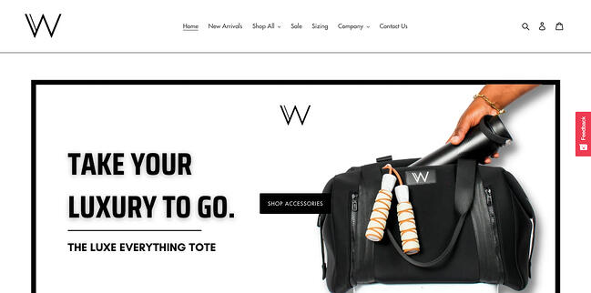 Law of Proximity example: W luxe tote
