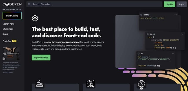 One of our favorite web development tools: CodePen