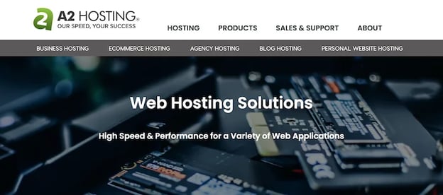 best web hosting sites: A2 Hosting