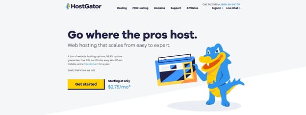 best web hosting sites: HostGator