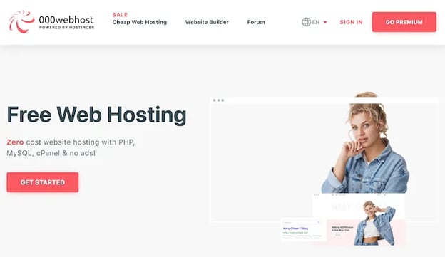 free web hosting sites: 000webhost