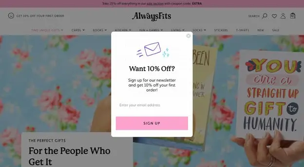 45 Website Pop-up Examples That Get Clicks