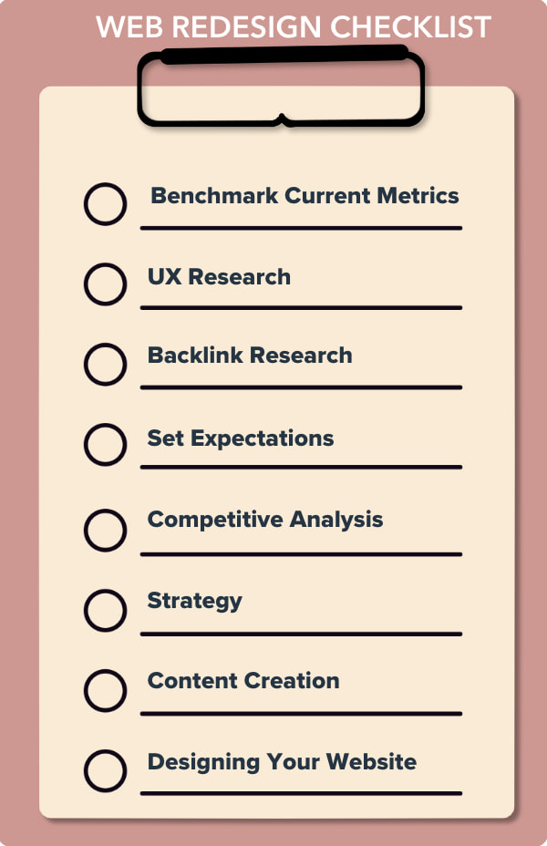 Website Redesign: An 8-Step Checklist to Achieve Your Marketing Goals