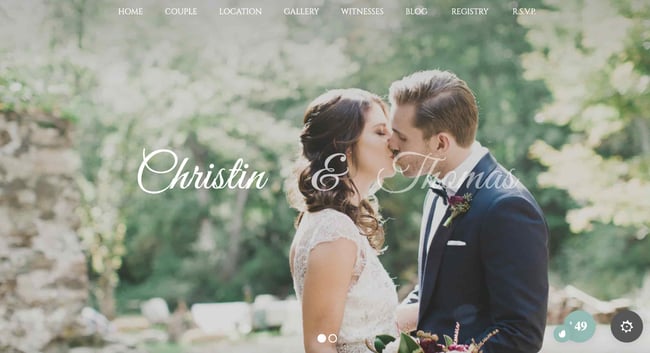 wedding theme wordpress wedding industry theme shows couple kissing