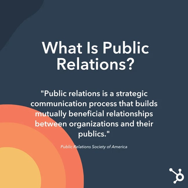 public relations definition: PRSA