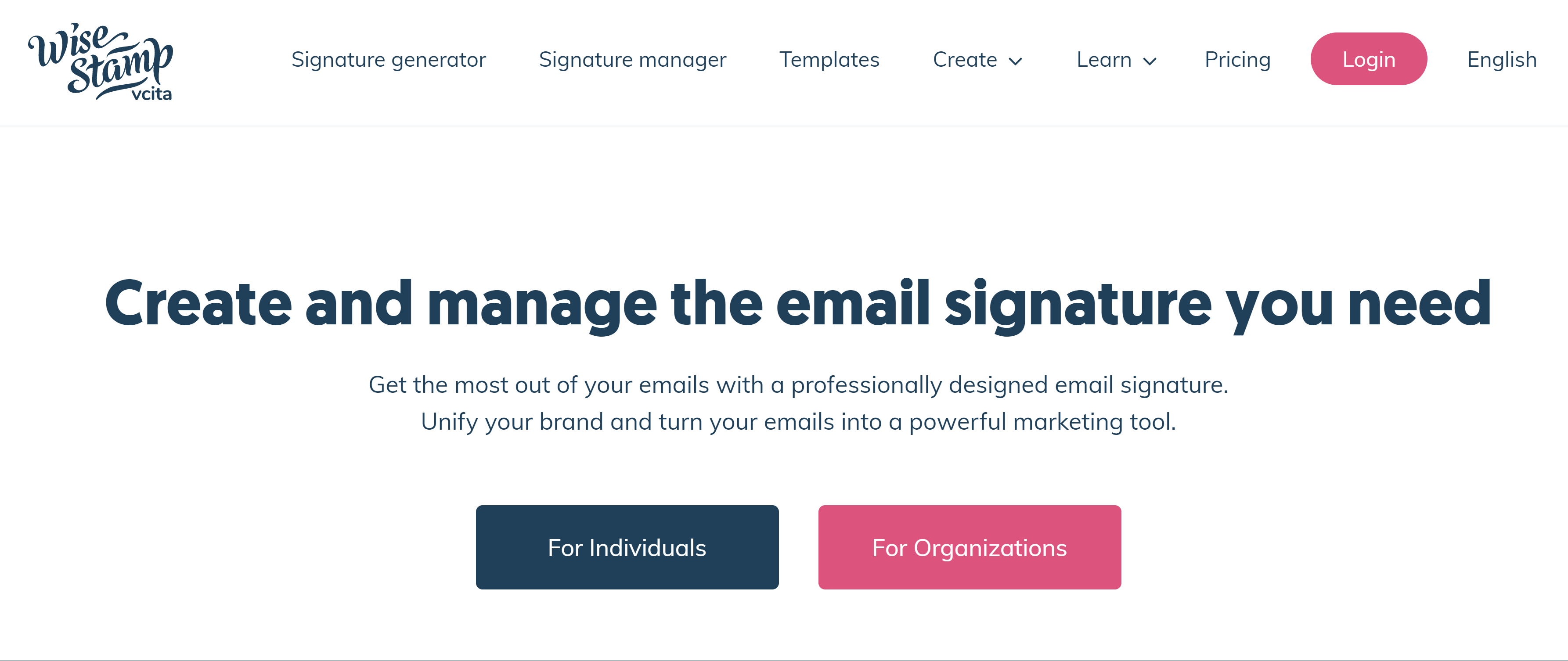 Screenshot of WiseStamp, an email tool that allows you (and your employees) to share your latest content in your email signature.