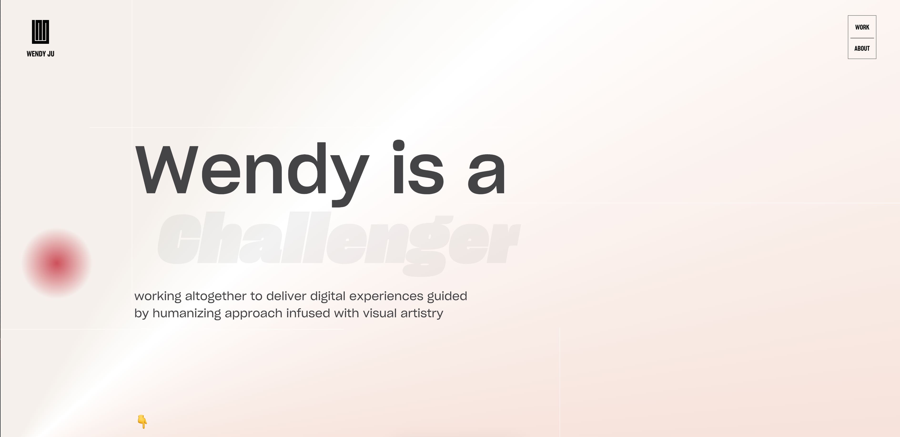 example of a wix website, wendy ju