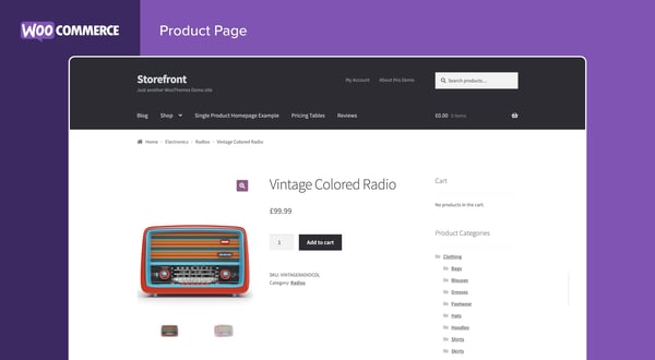 sample woocommerce wordpress storefront ad