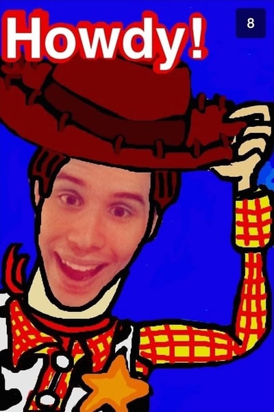 Easy Snapchat drawing of Woody from Toy Story