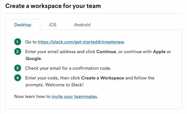 Word of mouth marketing example: Slack