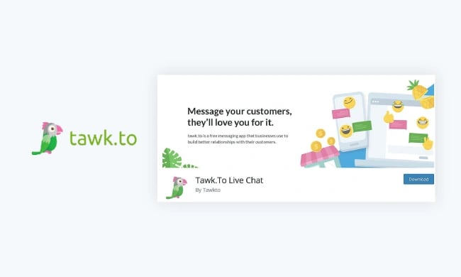 WordPress Live Chat Plugin: Tawk.To