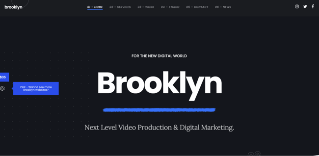 wordpress video themes 2022, Brooklyn