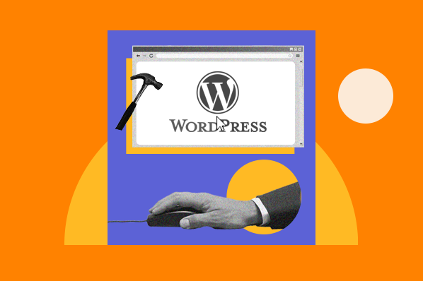 how to use wordpress; marketer setting up their wordpress website