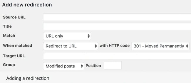 best wordpress plugins for marketers: redirection