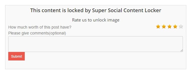 Super Social Content Locker WordPres plugin