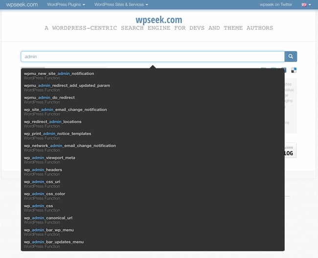 WordPress plugin development: WPSeek 