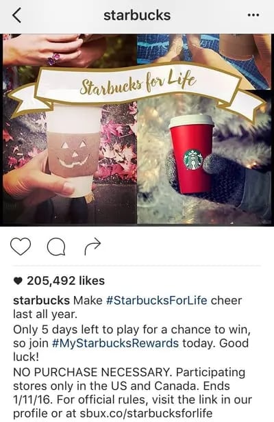 starbucks-instagram-contest