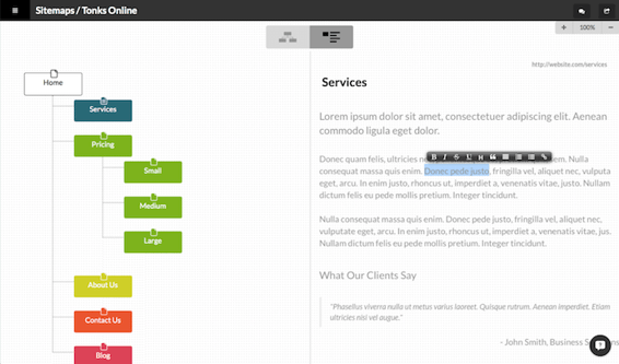 WriteMaps sitemap generator