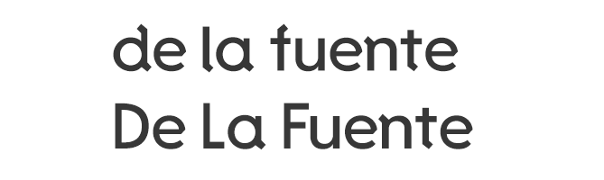 De La Fuente free modern font