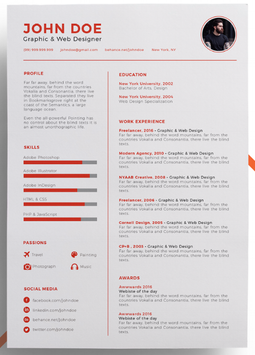 15 Eye-Catching Resume Templates That Will Get You Noticed