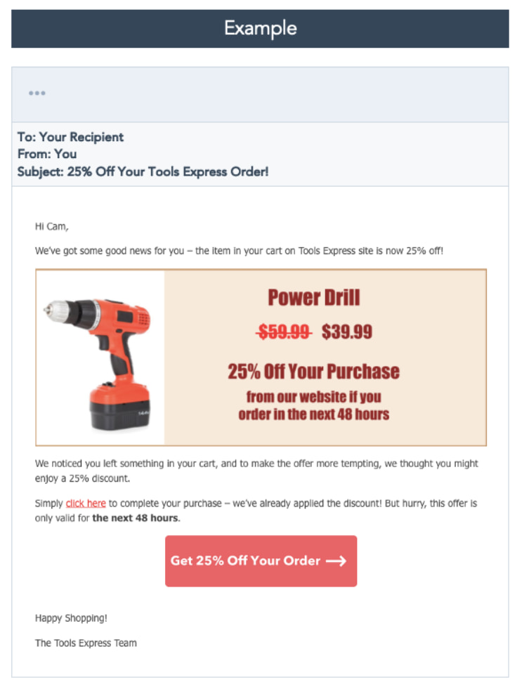increase conversions using abandoned cart emails