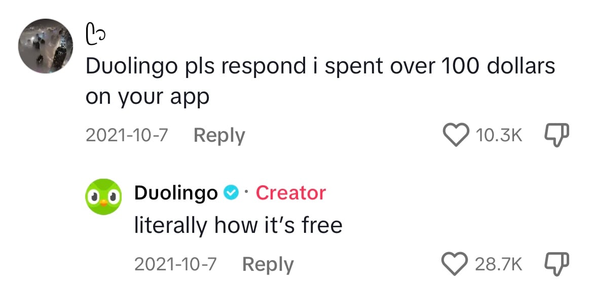 Duolingo TikTok Free