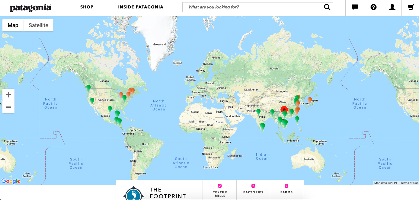 Patagonia Footprint Chronicles