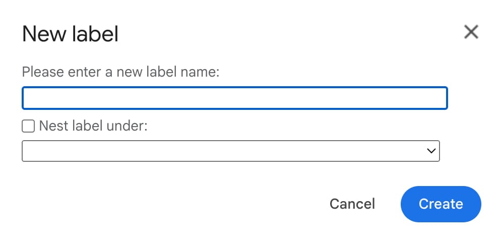 how to organize email: labels