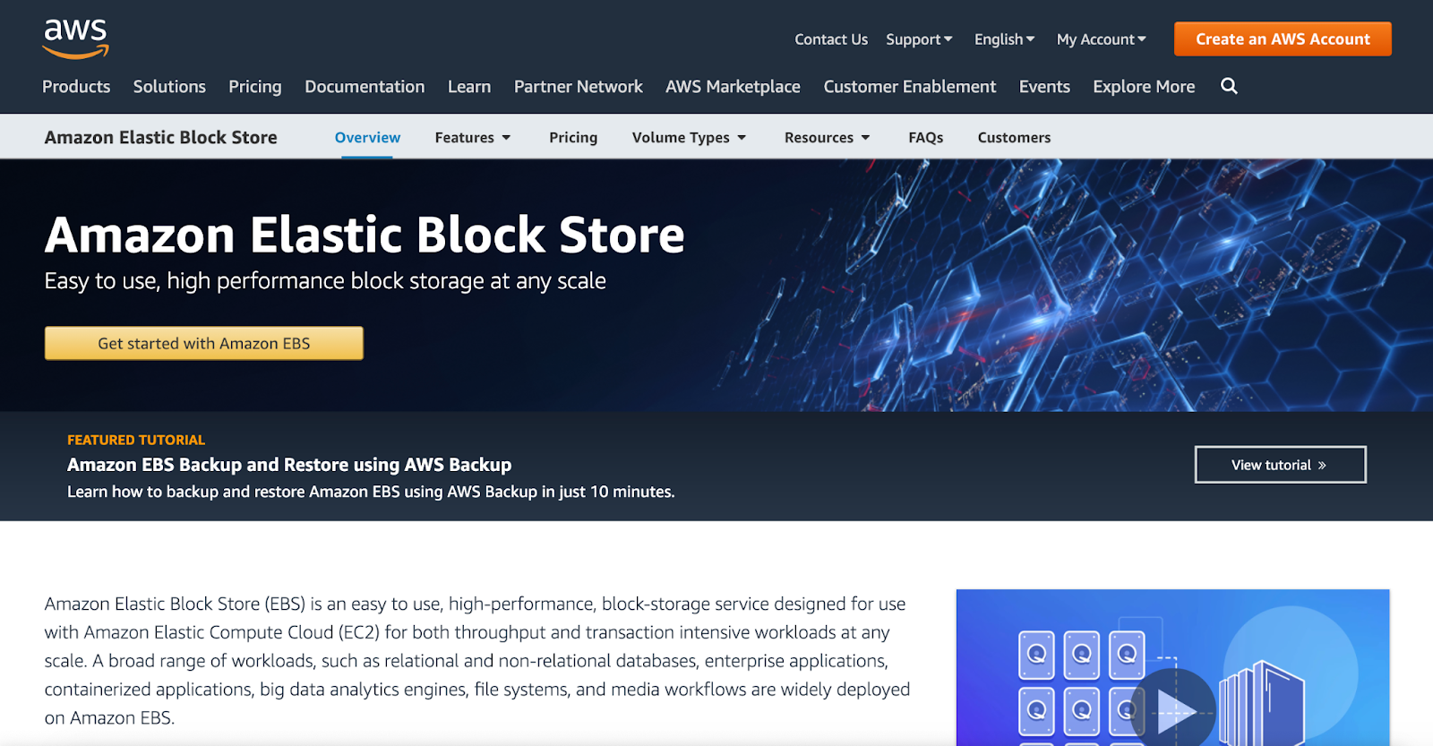 amazon elastic block store