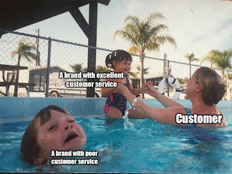 customer service memes - good customer service