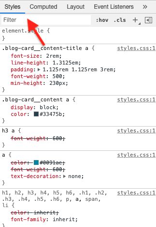 how to preview design changes on Chrome Devtools step 3