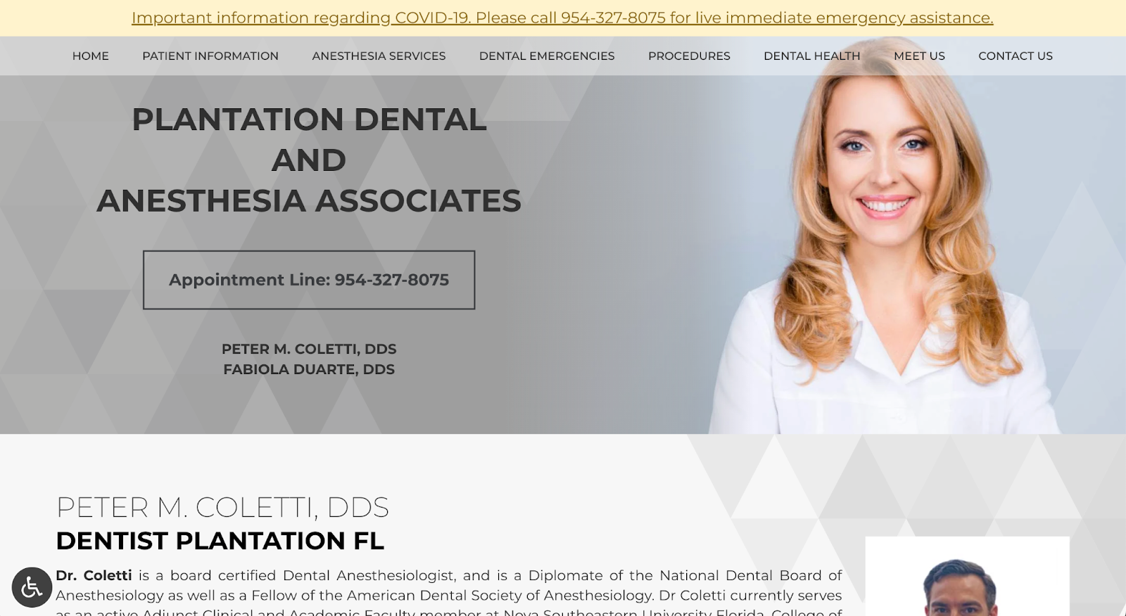 Happy — modern website from scratch for the dental company