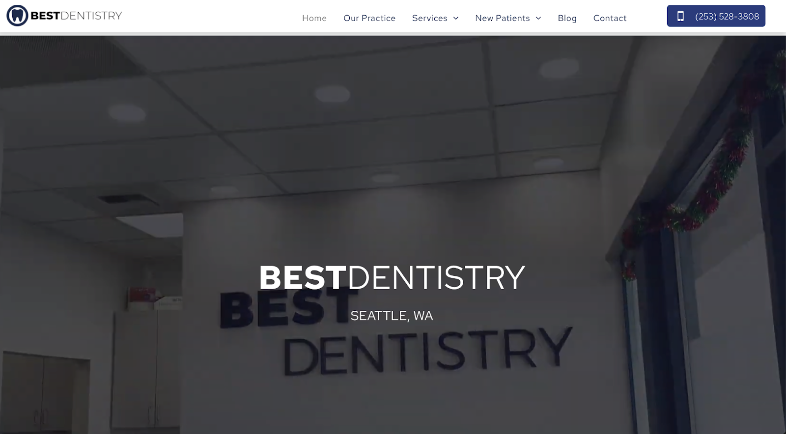 Communicate your brand across your in person and digital experiences, such as the Best Dentistry dental website