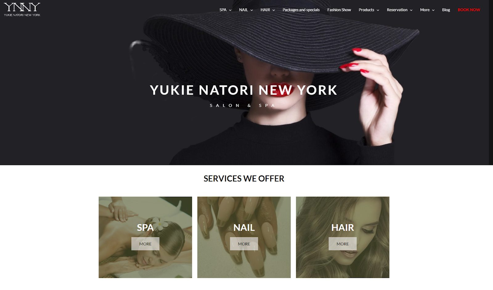 hair salon websites, YNNY