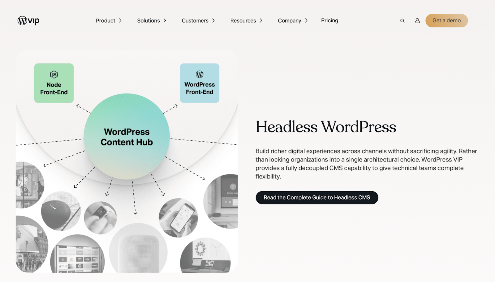 Headless CMS comparison, WordPress VIP