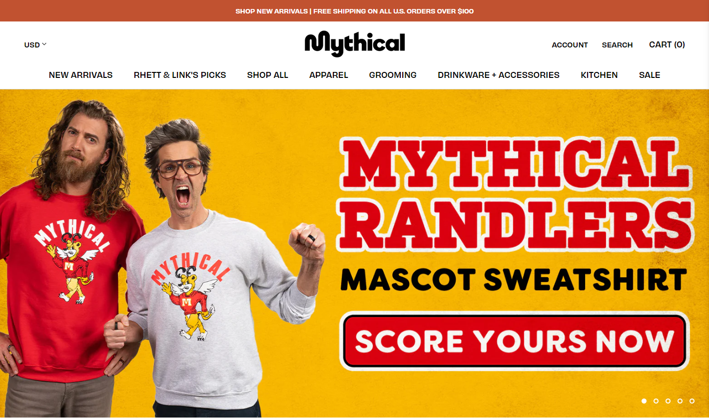 Good Mythical Morning website