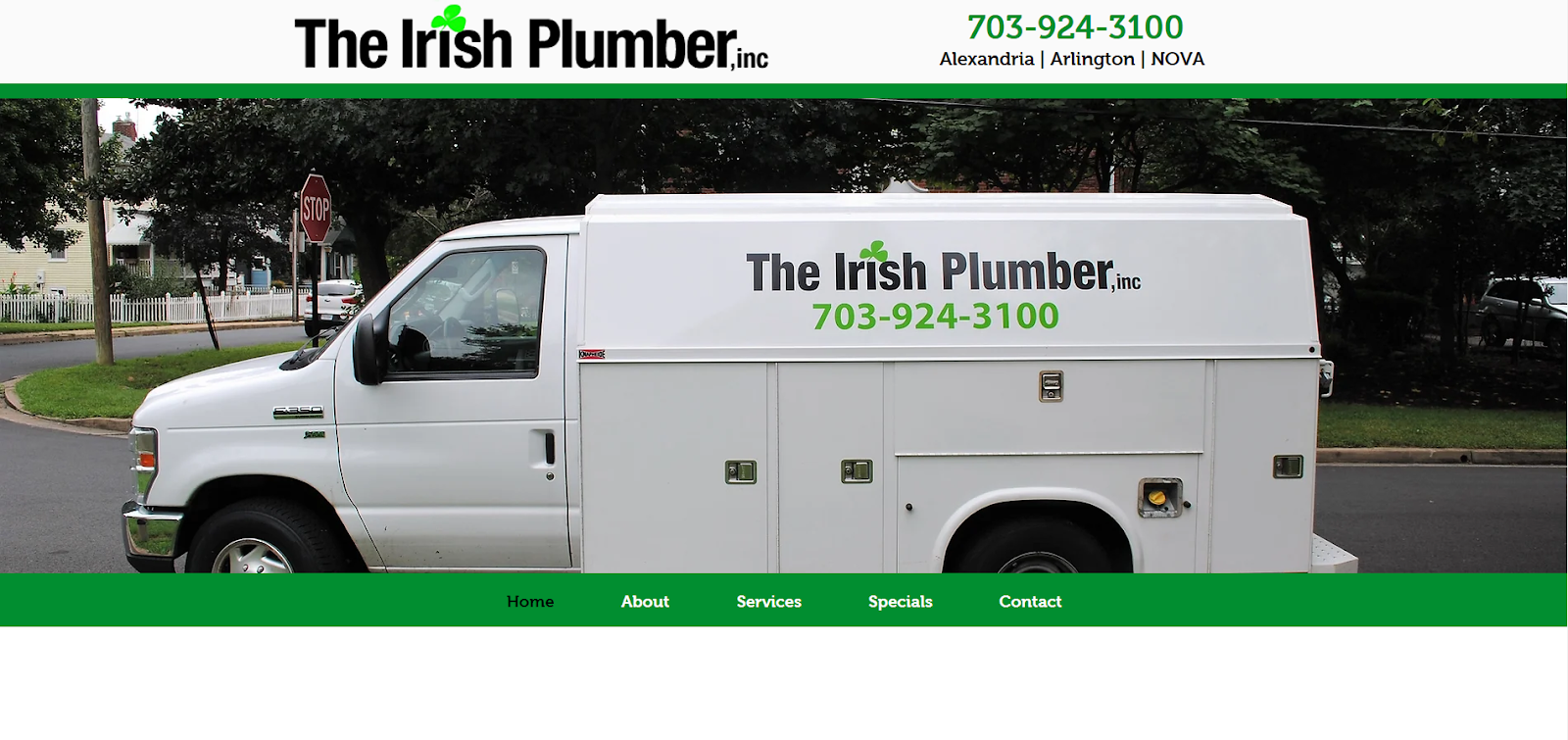 The Irish Plumber website