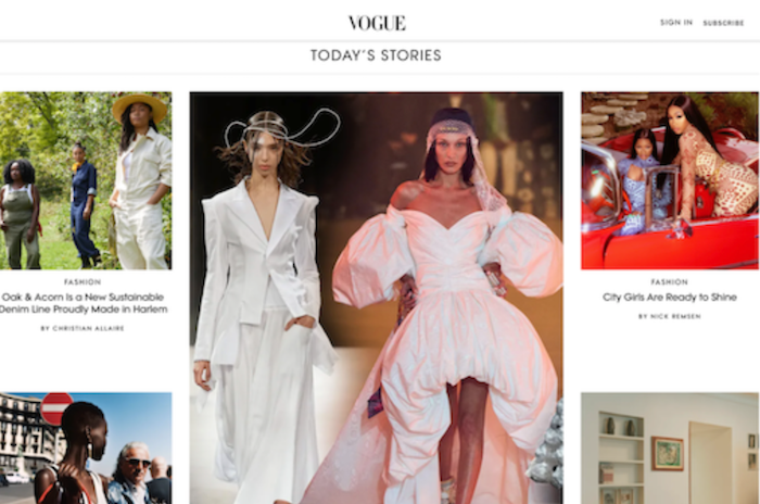 WordPress website themes, Vogue