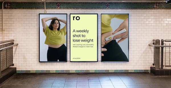 An example of marketing for injectable weight loss drugs