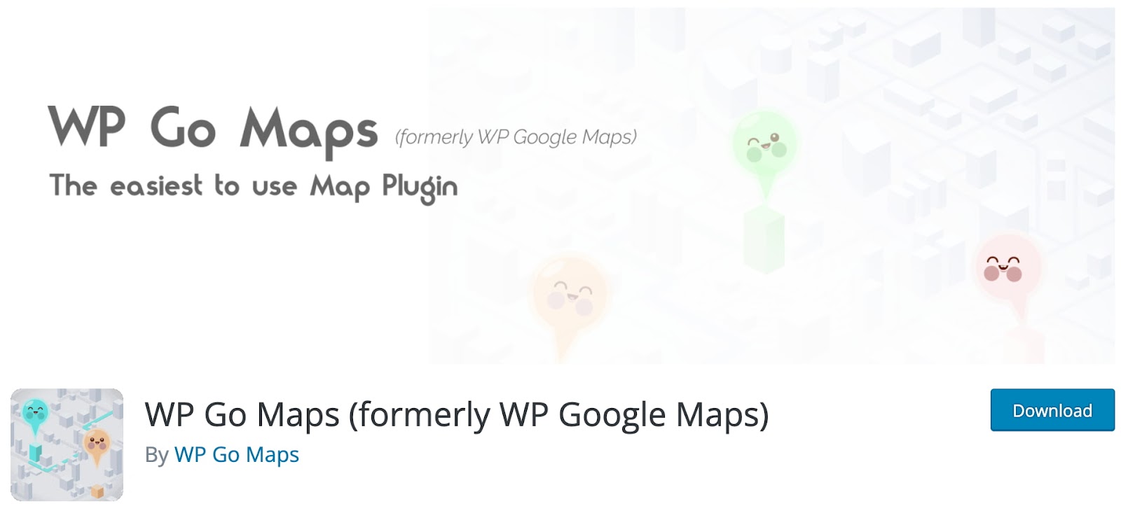 WP Go Maps plugin download screen
