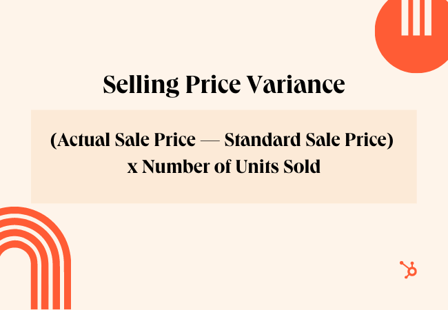 How to calculate sales variance: selling price variance